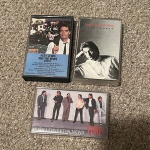 Huey Lewis and the News Cassette Tapes / 3 Albums